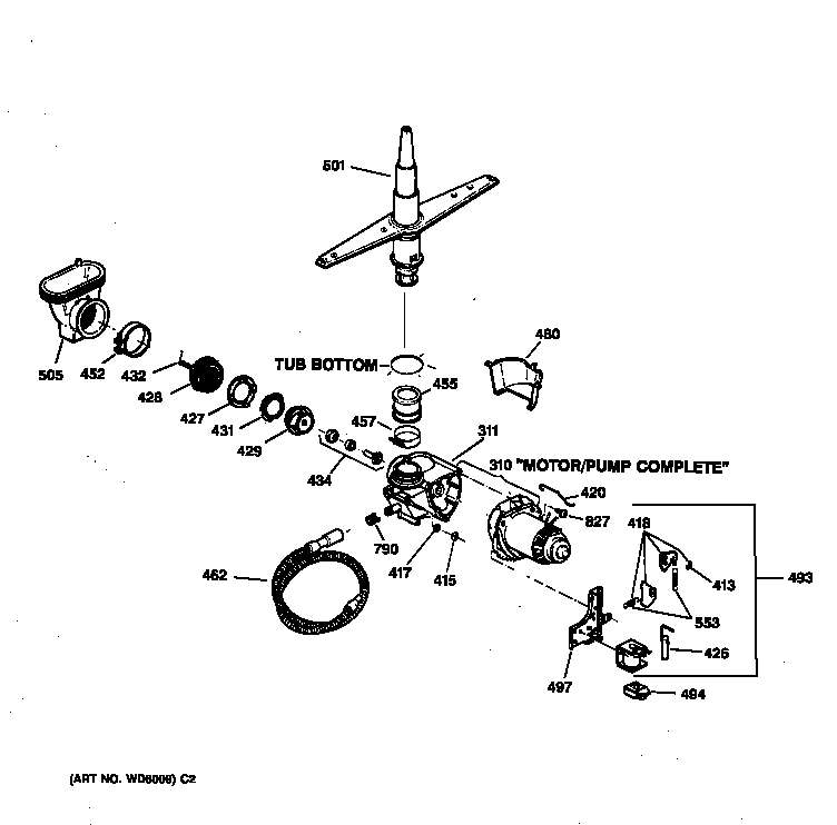 Motor-pump mechanism