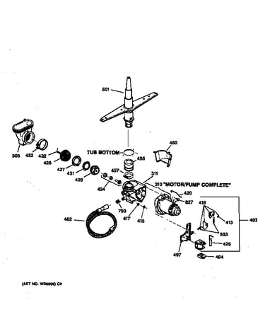 Motor-pump mechanism