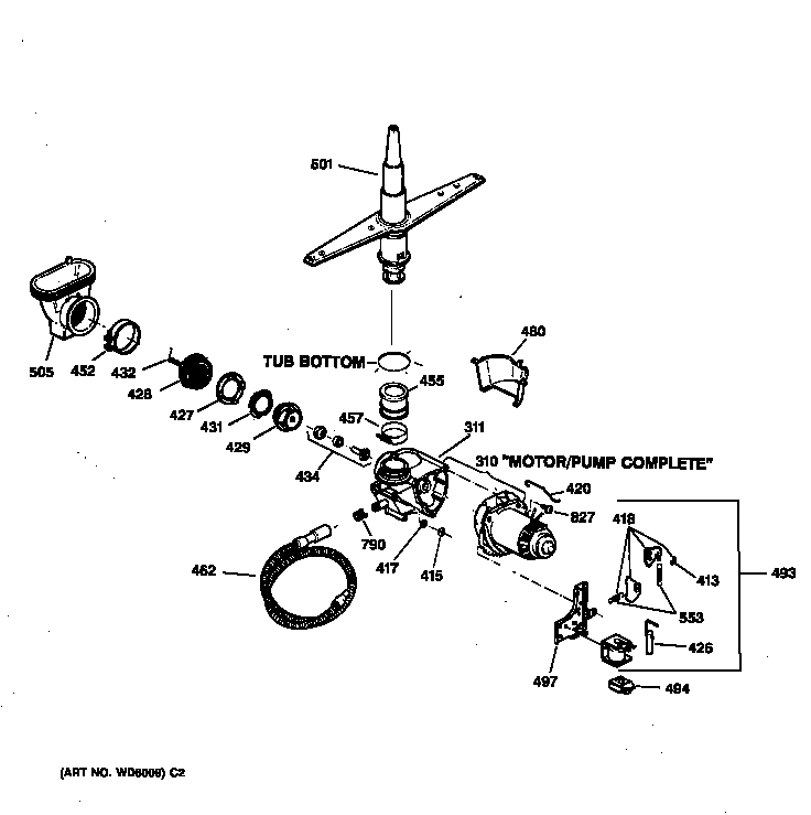 Motor-pump mechanism