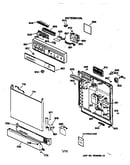 Escutcheon & door assembly