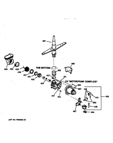 Motor-pump mechanism