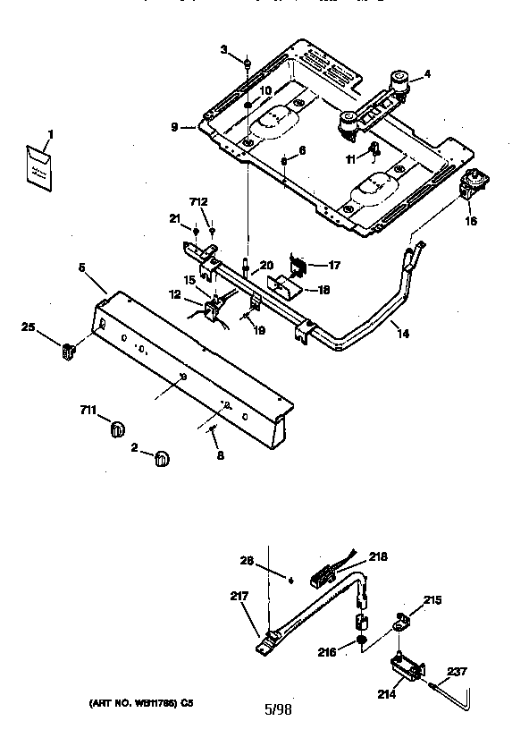 Gas & burner parts