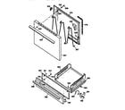 GE JGBS21PEA1AD door & drawer parts diagram