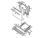 GE JGBS21PEA1WH door & drawer parts diagram