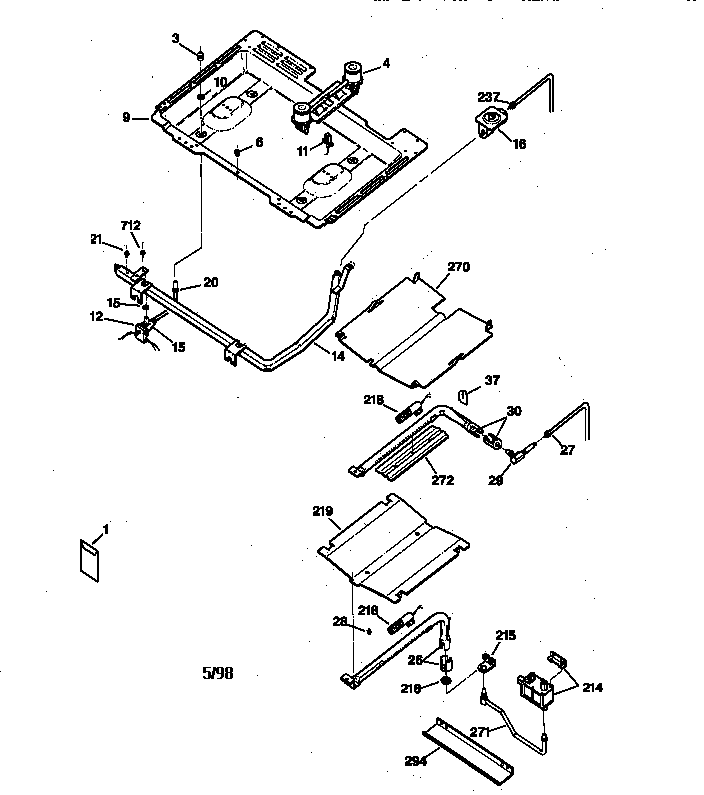 Gas & burner parts
