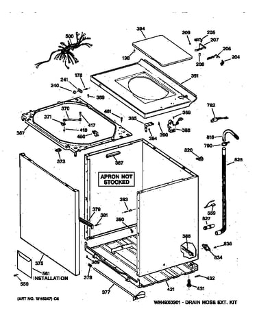 Cabinet, cover & front panel