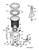 Tub, basket & agitator