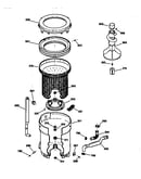 Tub, basket & agitator