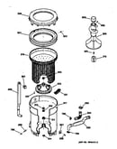 Tub, basket & agitator