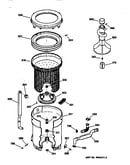 Tub, basket & agitator