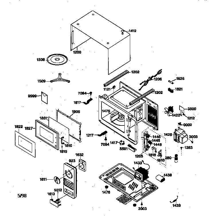 MICROWAVE PARTS