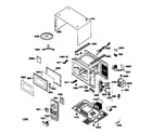 GE JE510BW03 microwave parts diagram