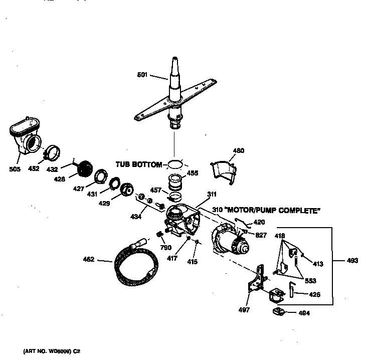 Motor-pump mechanism