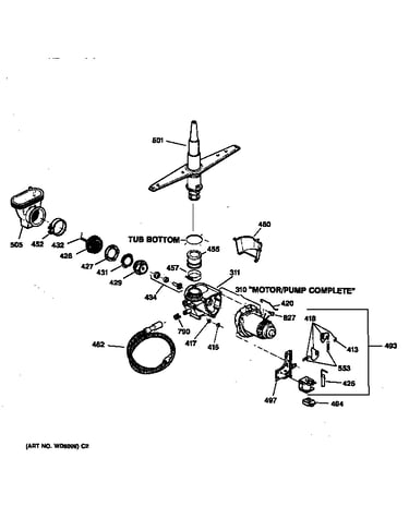 Motor-pump mechanism
