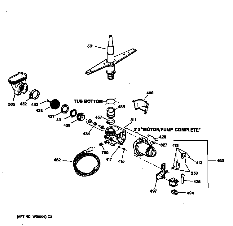 MOTOR-PUMP MECHANISM