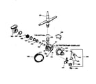 Hotpoint HDA1000Z01WH motor-pump mechanism diagram