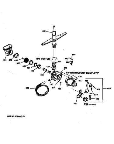 Motor-pump mechanism
