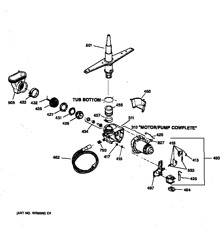 Motor-pump mechanism