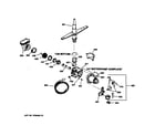 Hotpoint HDA2220Z01BB motor-pump mechanism diagram