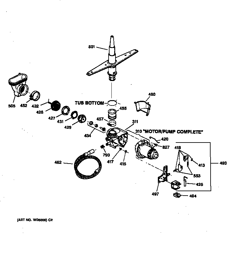 Motor-pump mechanism