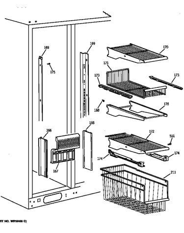 Freezer shelves