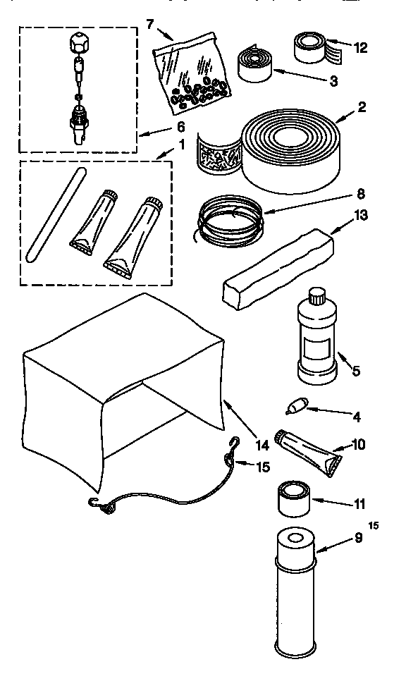 OPTIONAL PARTS (NOT INCLUDED)