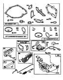 Gasket set and carburetor bracket