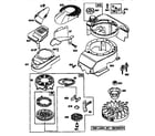Craftsman 917377730 rewind starter and blower housing diagram