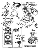 Rewind starter and blower housing