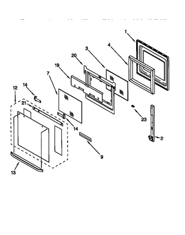 Oven door
