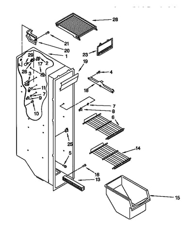 Freezer liner