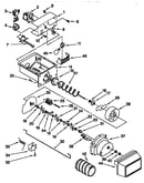 Motor and ice container