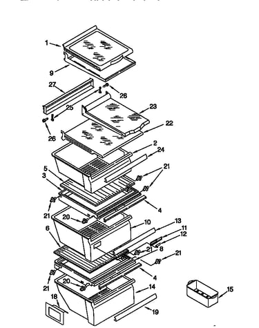 Refrigerator shelf