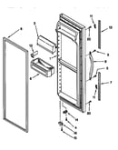 Refrigerator door
