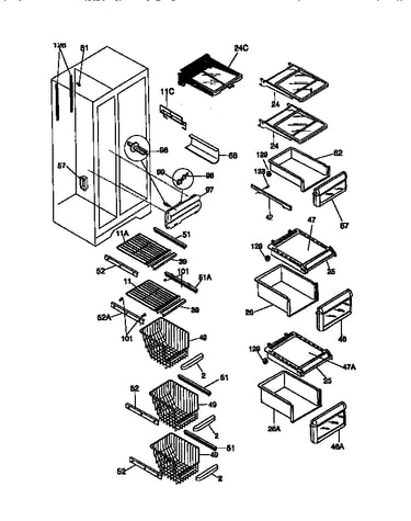 Shelves and accessories