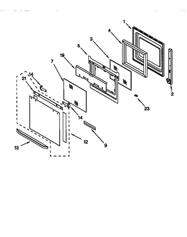 Oven door
