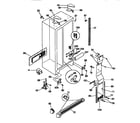 Kenmore 25358689890 cabinet parts diagram
