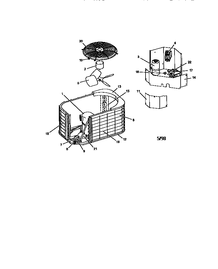 Air conditioning outdoor unit