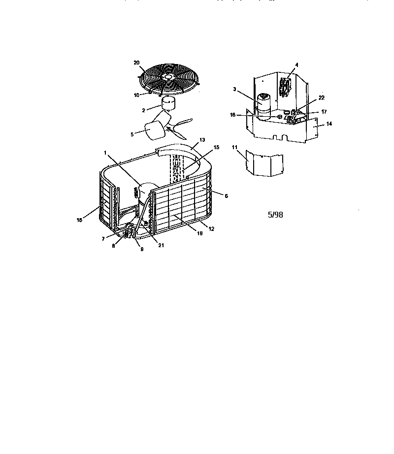 Air conditioning outdoor unit