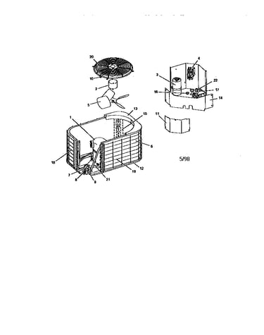 Air conditioning outdoor unit
