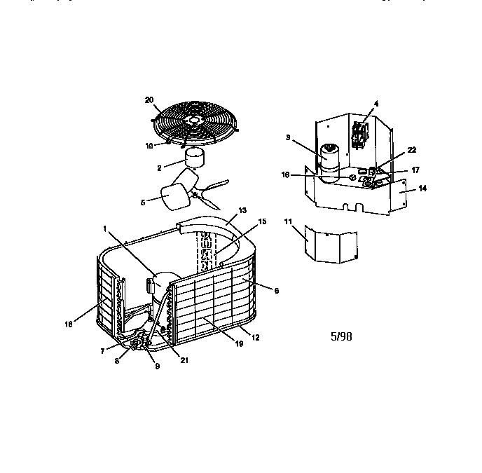 Air conditioning outdoor unit