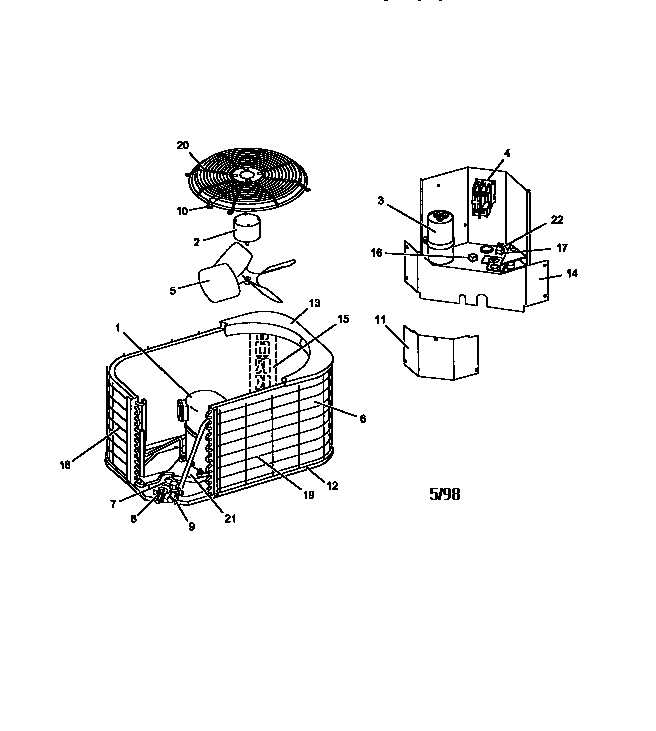 Air conditioning outdoor unit