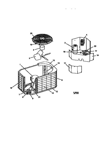 Air conditioning outdoor unit
