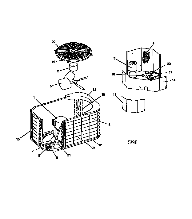 Air conditioning outdoor unit
