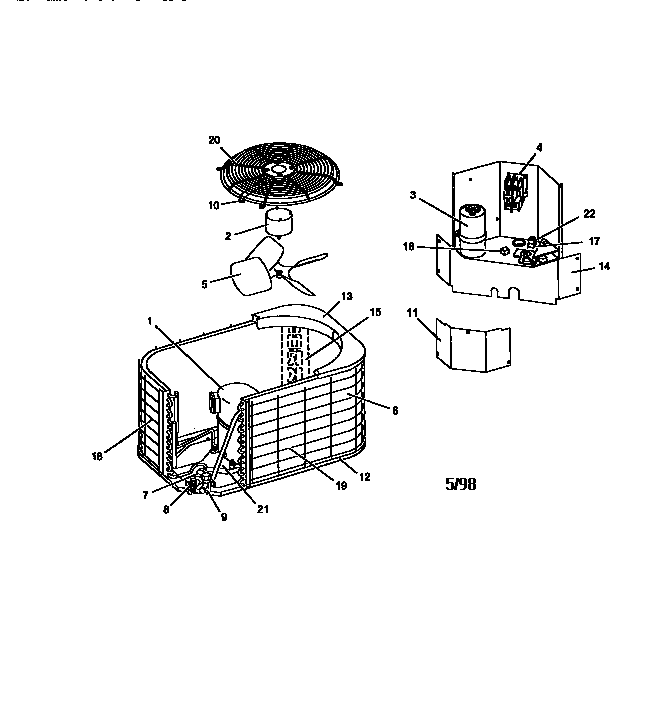 Air conditioning outdoor unit