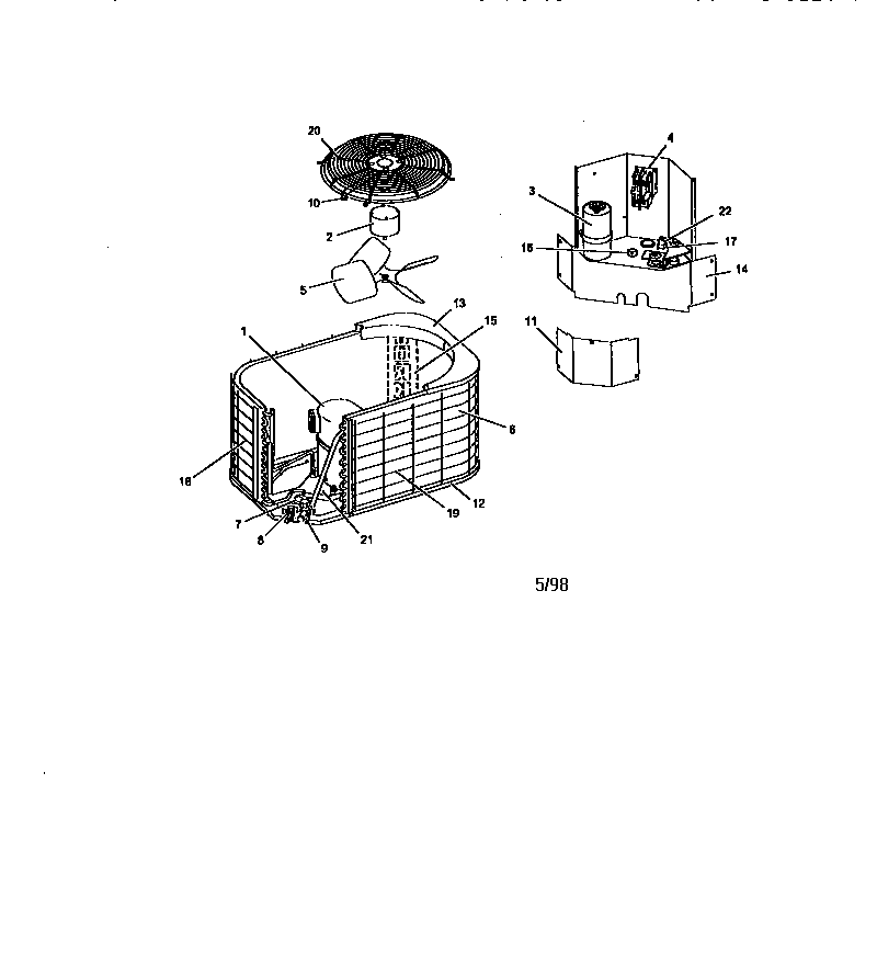 Air conditioning outdoor unit