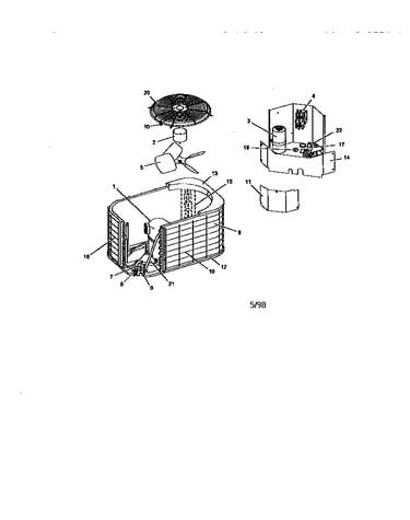 Air conditioning outdoor unit