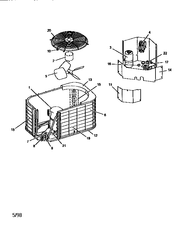 Air conditioning outdoor unit
