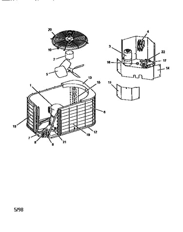 Air conditioning outdoor unit