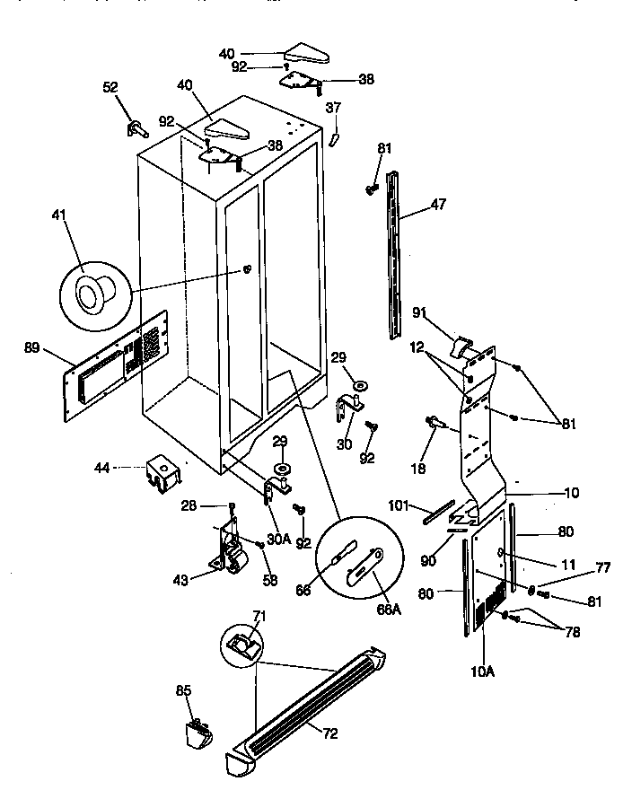 Cabinet parts
